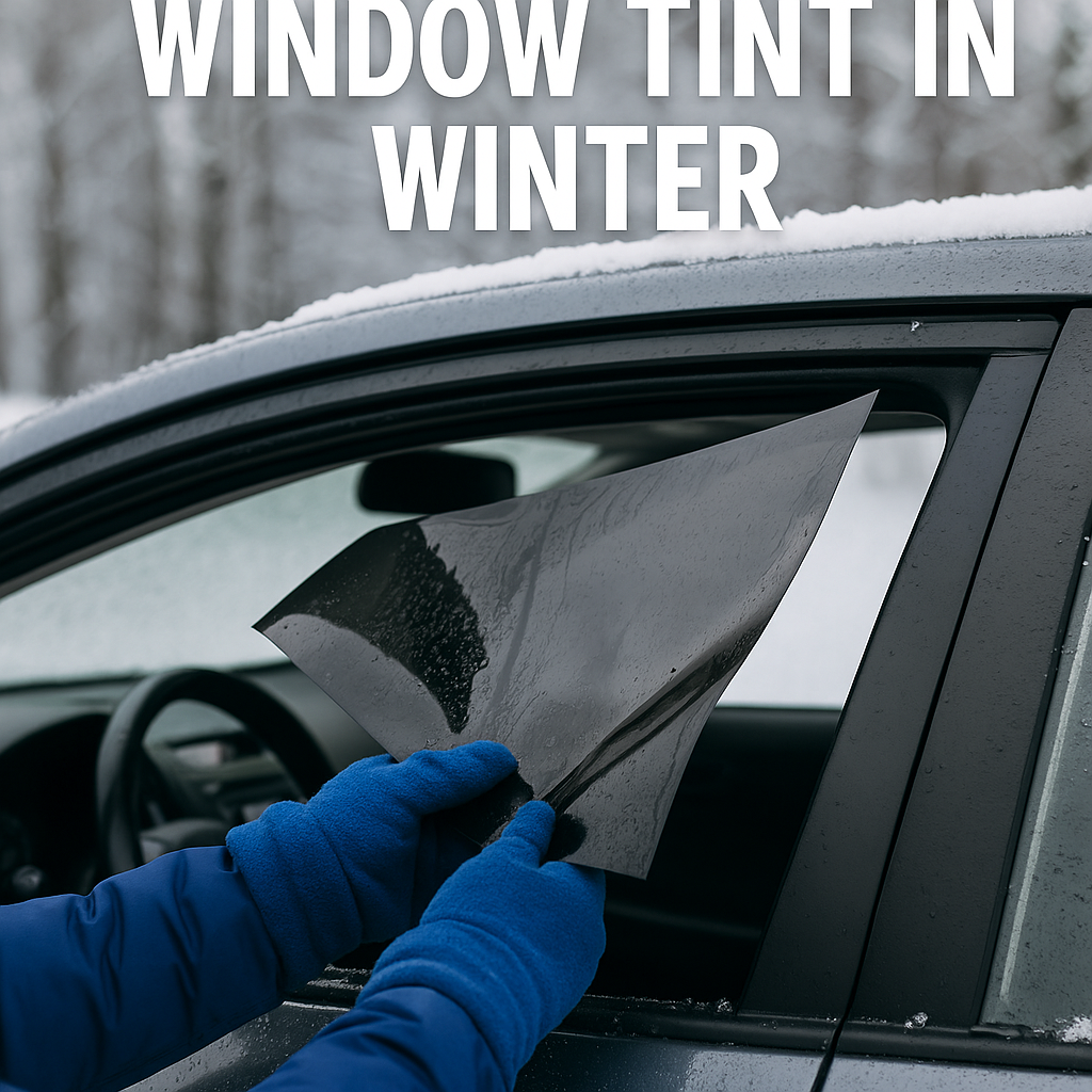 Installing Pre-Cut Window Tint kit in the winter..